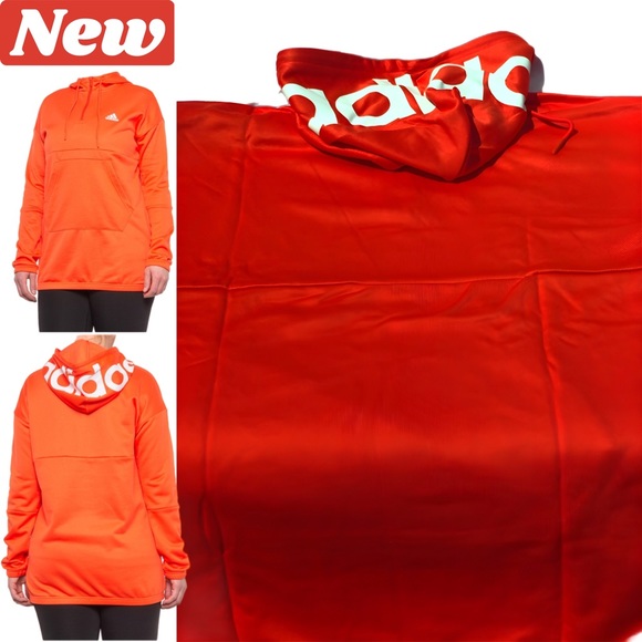 🚨EXPIRES🔜🆕 adidas New A Graphic Hoodie orange size large - Picture 11 of 14